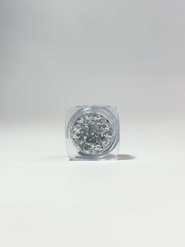Silver Nail Art Folyo